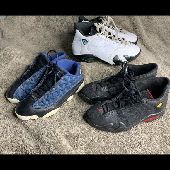 1999 Air Jordan 14 Women’s size 9 Oxidized green Nike retro og white wmns shoes - Picture 13 of 15